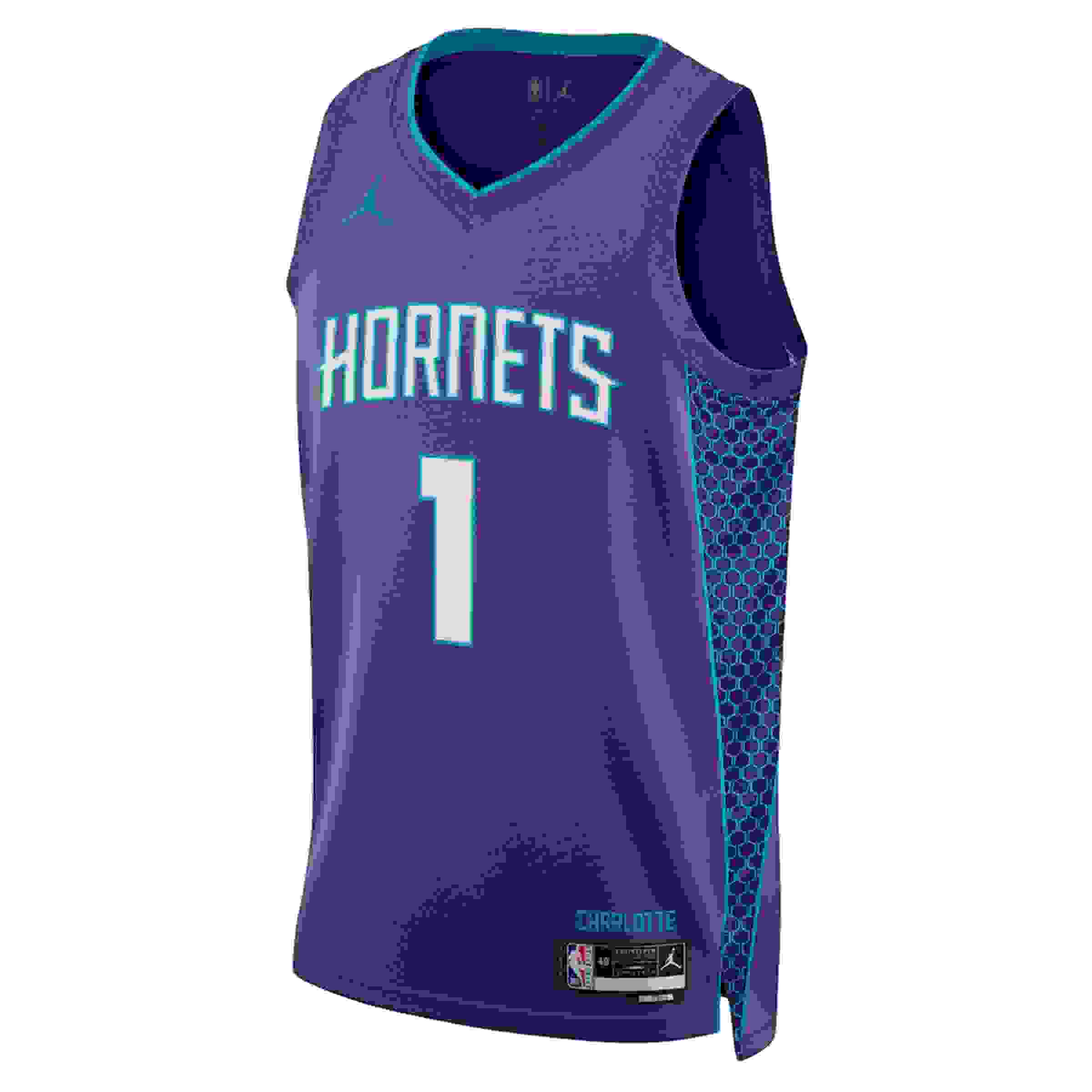 Nike Youth Charlotte Hornets Lamelo Teal/Purple Ball Jersey